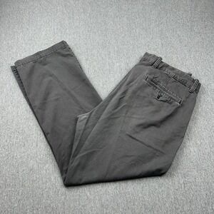Gap The Original Khakis Chino Pants Mens 36x30 Gray Straight‎ Leg
